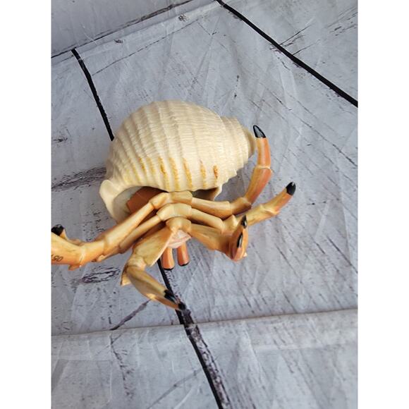 Hermit Crab Creatures Figure Safari Ltd Crustation Ocean Life Toy Cake Topper - Picture 4 of 8